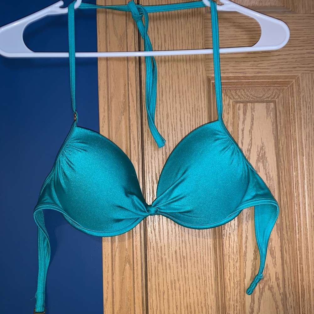 Blue Victoria secret bikini swimsuit top